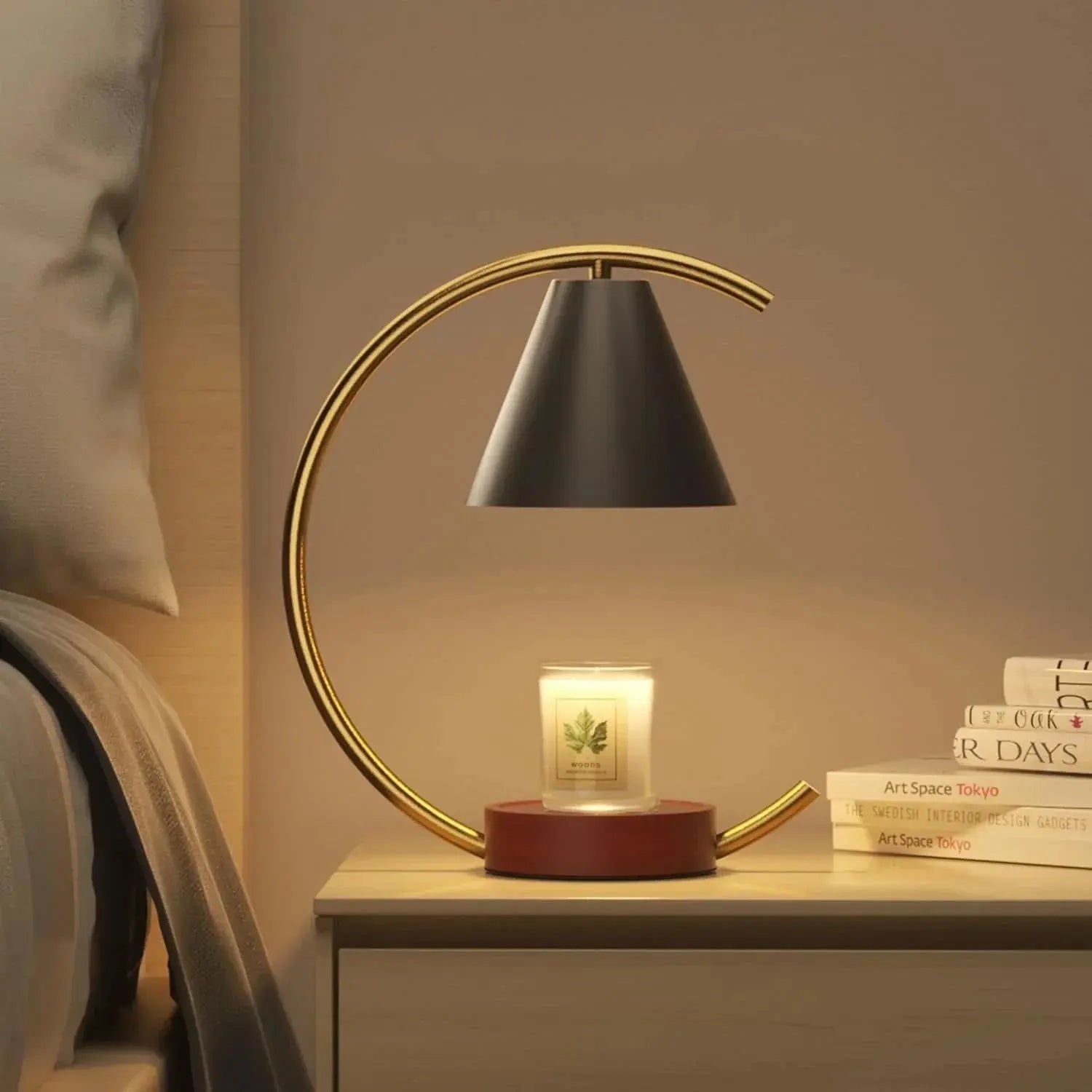Dimmable Candle Warmer Lamp – Efficient, Flame-Free Fragrance.
