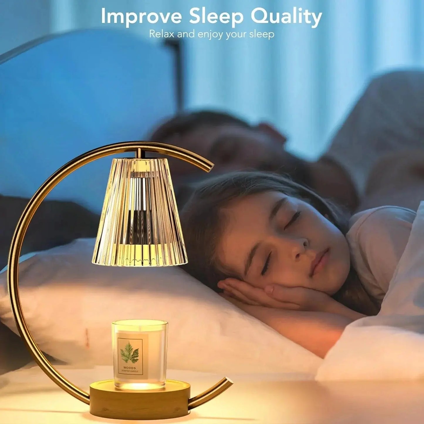 Dimmable Candle Warmer Lamp – Efficient, Flame-Free Fragrance.