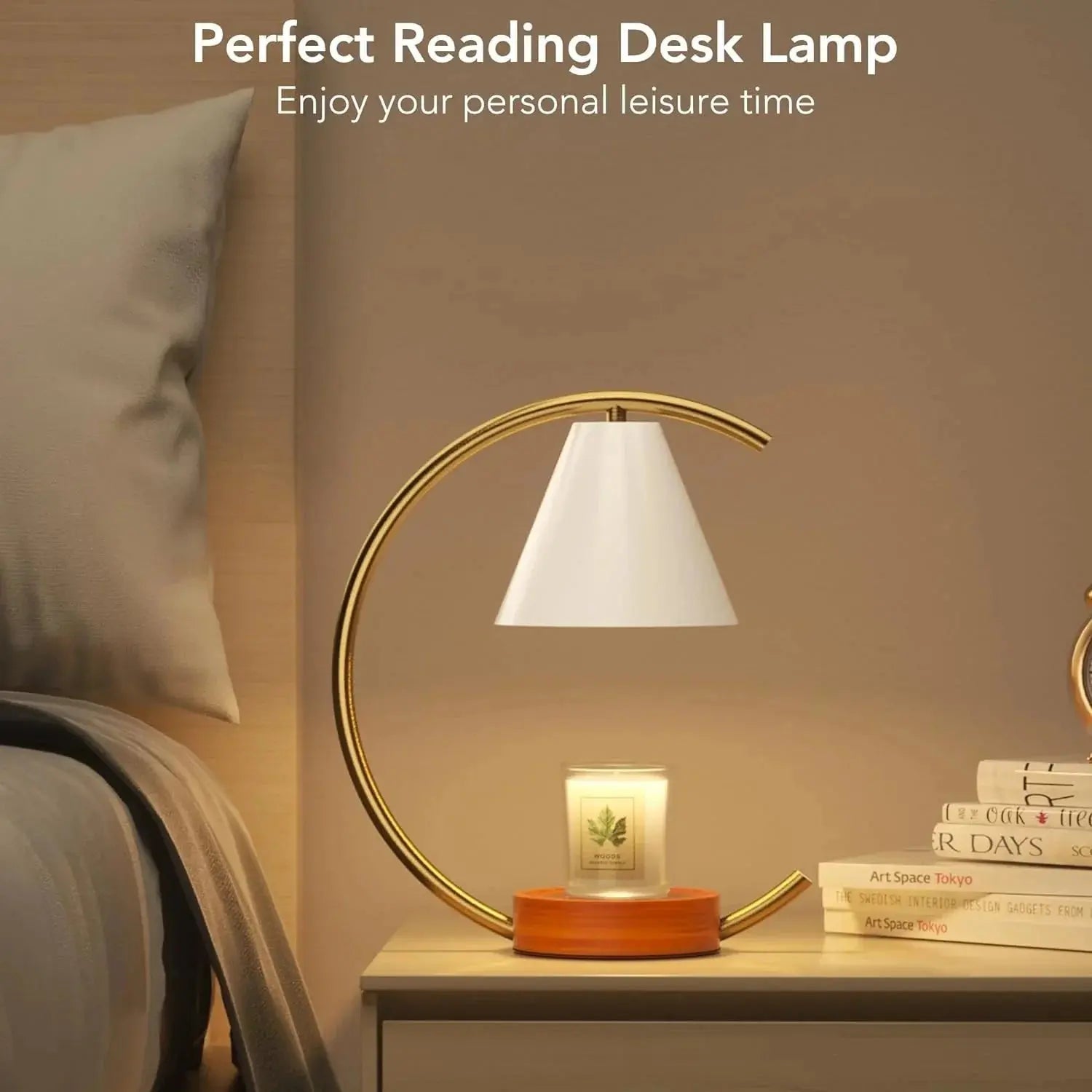Dimmable Candle Warmer Lamp – Efficient, Flame-Free Fragrance.